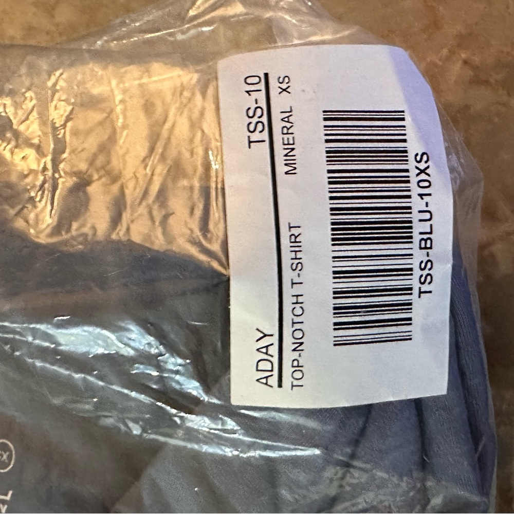 ADAY Top Notch stretch tee in Mineral blue new - Picture 4 of 9